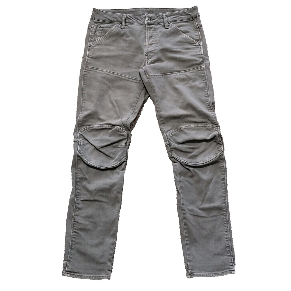 G-STAR RAW 5620 3D Slim Jeans Men 29x32 (Act 30x30) Green Gray Button Fly Denim